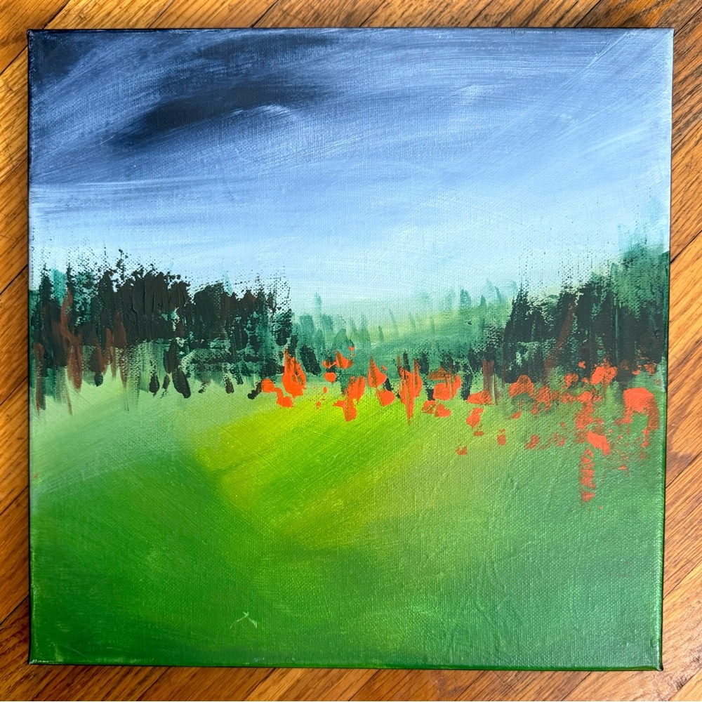 “Wilderness” acrylic on canvas painting